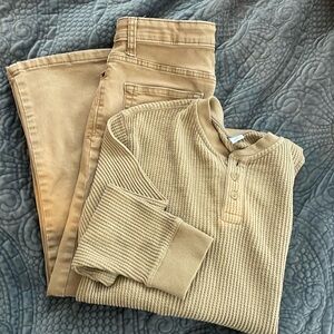 Boys 2 pc top & jeans